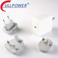 30W PD charger 5v 3a 9v 3a 12v 2a 15v 2a 20v 1.5a changing AC plugs au eu uk us plugs rohs leve vi