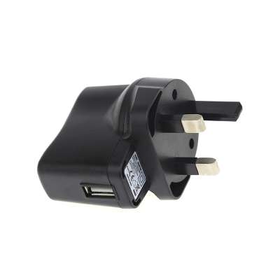 Multiple Protection CE RoHS World Travel vertical UK AC DC 5V1A USB Fast Charger